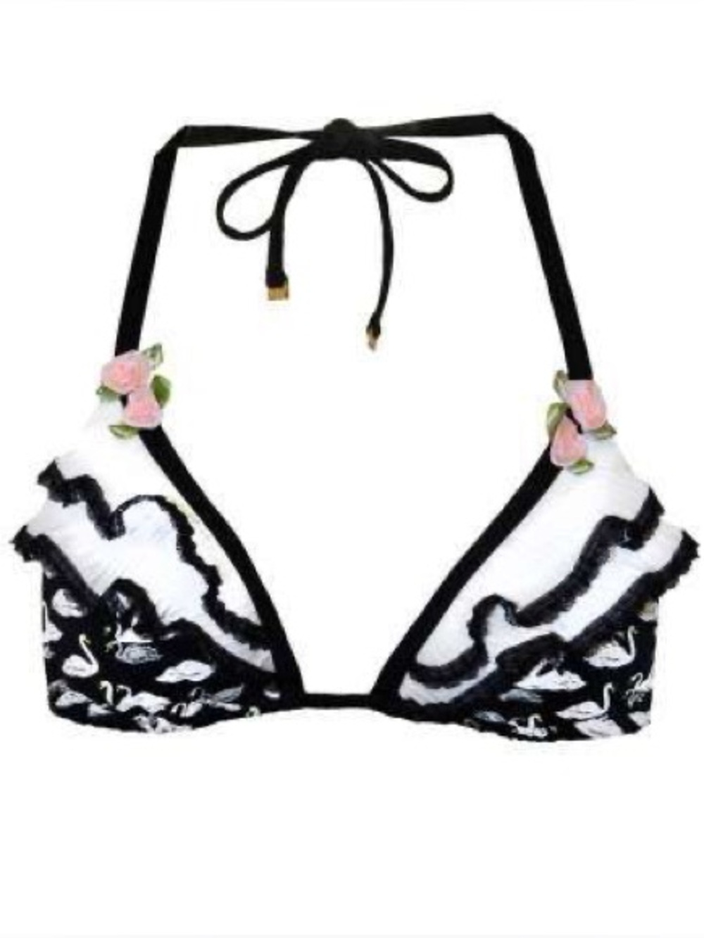 Vtg Betsey Johnson Bikini Top